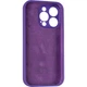 Чохол Fiji Silicone Case Full Camera для Apple iPhone 15 Pro бампер накладка із захистом камери Dark Purple - зображення 3