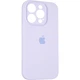 Чохол Fiji Silicone Case Full Camera для Apple iPhone 15 Pro Max бампер із захистом камери Elegant Purple - зображення 1