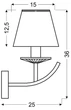 Бра Candellux 21-84418 VALENCIA - зображення 3