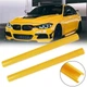 Декоративные вставки в решетку радиатора BMW F30 желтая - изображение 1