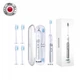Ультразвуковая зубная щетка MEDICA + PROBRUSH 9.0 (ULTASONIC) WHITE + 6 насадок FUCHSIA - изображение 1