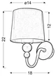 Бра Candellux 21-39163 BEBE - зображення 2