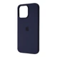 Чехол силиконовый Epic Premium Silicone Case Full Cover для Apple iPhone 15 Pro Max Midnight Blue - изображение 1