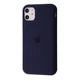 Чехол силиконовый Premium Silicone Case Full для Apple iPhone 11 midnight blue + Подарок защитное стекло ESD Mietubl для Apple iPhone - изображение 2