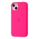 Чехол силиконовый Elegant Premium Stylish Case Silicone Case Full для Apple iPhone 13/14 (6.1") Bright Pink - изображение 1