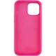 Чехол силиконовый Elegant Premium Stylish Case Silicone Case Full для Apple iPhone 13/14 (6.1") Bright Pink - изображение 2