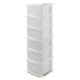 Комод пластиковый R-plastic Украина 6 ярусов Белый 34*39*129(6-46-10411) - изображение 1