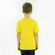 Детская футболка JHK, KID T-SHIRT, базовая, однотонная, для мальчика, желтая, размер 122, на 7/8 лет - изображение 2