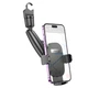 Автомобільний тримач HOCO Waves rearview mirror car holder H17 4.7-7" black - зображення 2