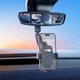 Автомобільний тримач HOCO Waves rearview mirror car holder H17 4.7-7" black - зображення 6