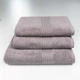 Набір махрових рушників з Бордюром 3шт GM Textile 50х90см, 50х90см, 70х140см 400г/м2 (Кавовий) - зображення 1
