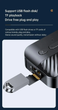 NFC Bluetooth адаптер 5.3 аудіо приймач стерео ресивер для смартфона Bluetooth передавача 67х50х20 мм (476158-Prob) Чорний - зображення 10