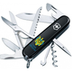 Ніж Victorinox Huntsman Ukraine 91 мм Чорний Тризуб із серцем + I love Ukraine (1.3713.3_T1310u) - зображення 1