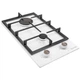 Поверхня газова на металі PERFELLI Domino HGM 31424 WH - зображення 4
