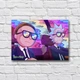 Деревянный постер мультфильма «Рик и Морти» 210х297 мм - изображение 1