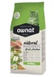 Сухой корм Ownat Classic Hairball для выведения шерсти у взрослых котов, с курицей 4 (кг) - изображение 1