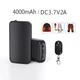 Power Bank DR09, акумулятор 2шт. для шкарпеток з підігрівом та інших пристроїв на 4000Mah з пультом - зображення 4