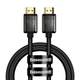 Кабель Baseus HDMI 8K to HDMI 8K Adapter Cable (Zinc alloy) WKGQ000001 1 метр - зображення 3