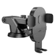 Тримач для мобільного HOCO H19 Mighty one-button car holder(center console) Black - изображение 3