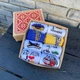 Подарунковий комплект демісезонних жіночих патріотичних шкарпеток на 8 пар з українською символікою 36-41 р різнокольорові - зображення 1