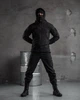 Тактичний костюм Softshell Police Black з липучками під шеврони та кишенями на блискавках S - зображення 1