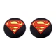 Силиконовые накладки на стики SuperMan (Black) для геймпадов Sony DualShock PS4 / DualSense PS5 / Xbox Series|One (2шт.) [415678971] - изображение 1