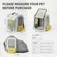 Рюкзак-перенесення PETKIT Breezy xZone Pet Carrier P7703-G Grey - зображення 7