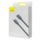 Дата кабель Baseus Crystal Shine Series Type-C to Lightning 20W (1.2m) (CAJY00020) Black - изображение 6