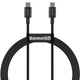 Дата кабель Baseus Superior Series Fast Charging Type-C to Type-C PD 100W (2m) (Чорний) (51210) - зображення 1