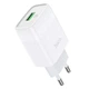 Сетевое зарядное устройство HOCO C72Q Glorious QC3.0 18W (1USB/3A) (Белый) (130997) - изображение 1