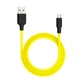 Дата кабель HOCO X21 Plus Silicone MicroUSB Cable (1m) (Black / Yellow) (104721) - зображення 2