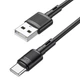 Дата кабель Hoco X83 Victory USB to Type-C (1m) Black - зображення 4