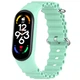 Ремешок Ocean Band для Xiaomi Mi Band 3/4/5/6/7 Бирюзовый / Blue Sea - изображение 1