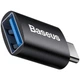 Переходник Baseus Ingenuity Series Mini Type-C to USB 3.1 (ZJJQ000001) (Black) (160316) - изображение 1