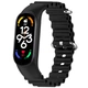 Ремешок Ocean Band для Xiaomi Mi Band 3/4/5/6/7 Черный / Black - изображение 1