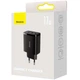Мережевий зарядний пристрій Baseus Compact 17W (3USB) (Чорний) (136545) - зображення 5