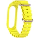 Ремінець Ocean Band для Xiaomi Mi Band 7/6/5/4/3 (Жовтий / Flash) Epik (170423) - зображення 4