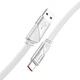 Дата кабель Hoco U119 Machine charging data USB to Type-C 5A (1.2m) Gray - зображення 3