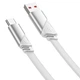 Дата кабель Hoco U119 Machine charging data USB to Type-C 5A (1.2m) Gray - зображення 4