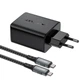 СЗУ Acefast A17 PD65W GaN (1USB-A/1C/1HDMI) + кабель Type-C to Type-C Black - изображение 3