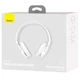 Накладные беспроводные наушники Baseus Encok Wireless headphone D02 Pro (NGTD01030) White - изображение 6