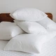 Подушка 3/5 жорсткості із штучним пухом sweet sleep з квадратами гіпоалергенна 50х70 - зображення 2