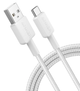 Кабель 322 USB-A to USB-C - 1.8m Nylon White Anker (teh0022030) - изображение 2