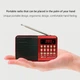 Радиоприемник цифровой с аккумулятором и ремешком Радио FM LED-дисплей MP3-плеер USB-рекордер RED - изображение 5