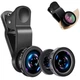 Об'єктив лінзи для смартфона 3в1 Ширококутна, Макро, Риб'яче око (fish eye) Macro линза - зображення 2