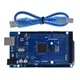 Налагоджувальна плата Arduino Mega 2560 Rev3 (ATMega16u2) з USB кабелем 50см - зображення 1