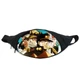 Поясная сумка бананка Невероятные приключения Джоджо JoJo Bizarre Adventure (GB Jojo 024) Gear Bag черная - изображение 1