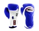 Боксерские перчатки Twins Velcro Extra Design BGVL6 White Blue (BGVL6-Bl-Wh-16oz) - изображение 1
