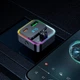 Адаптер автомобільний HOCO Fantasy car BT FM transmitter E81 USB/Type-C 30W/3A PD/QC black - зображення 5