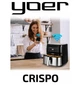 Аэрофритюрница мультипечь 4в1 Yoer Crispo AF01BK 6 л 1700 Вт WiFi 10 программ Черная с серебристым - изображение 2